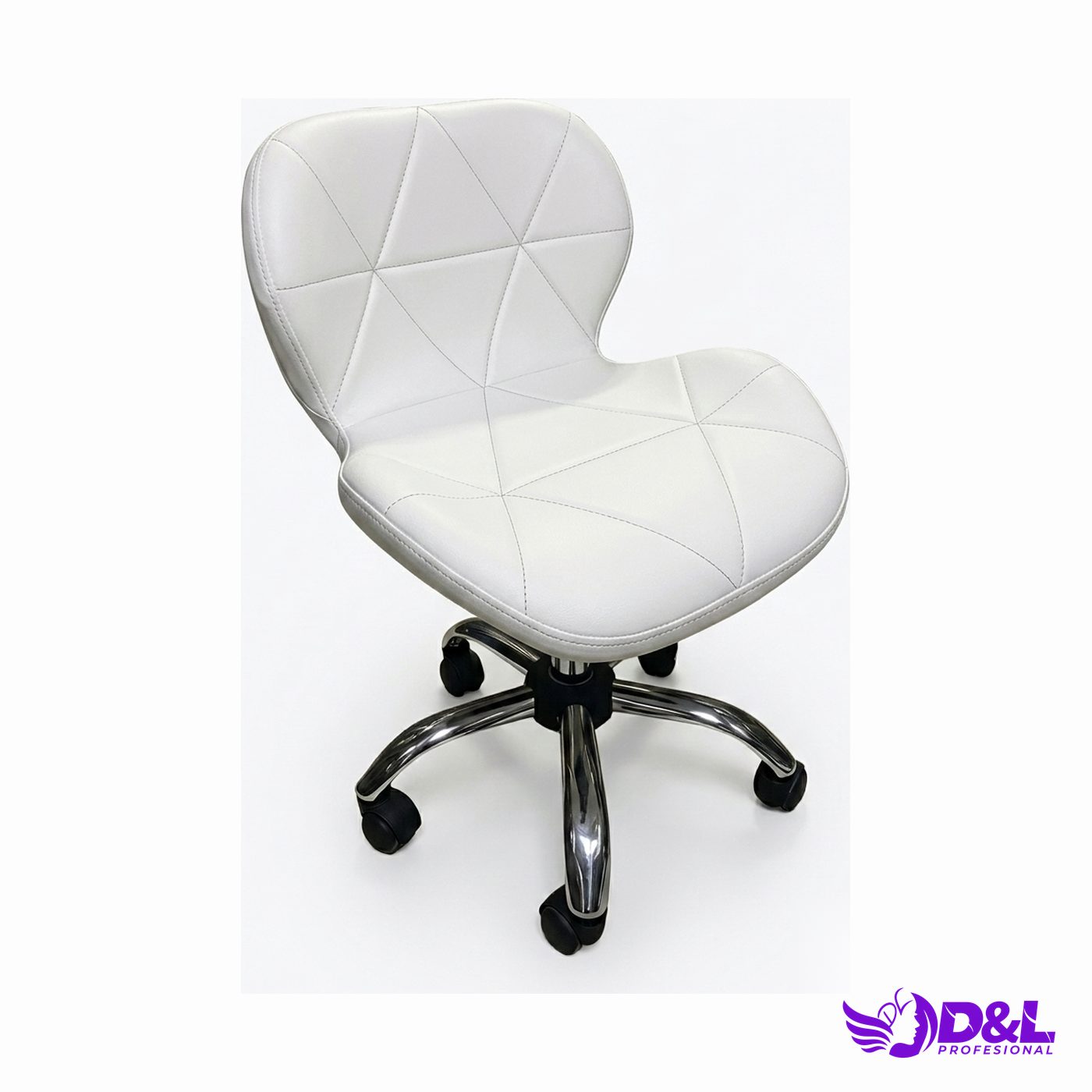 Banquito Giratorio Flower XL-008 con Ruedas